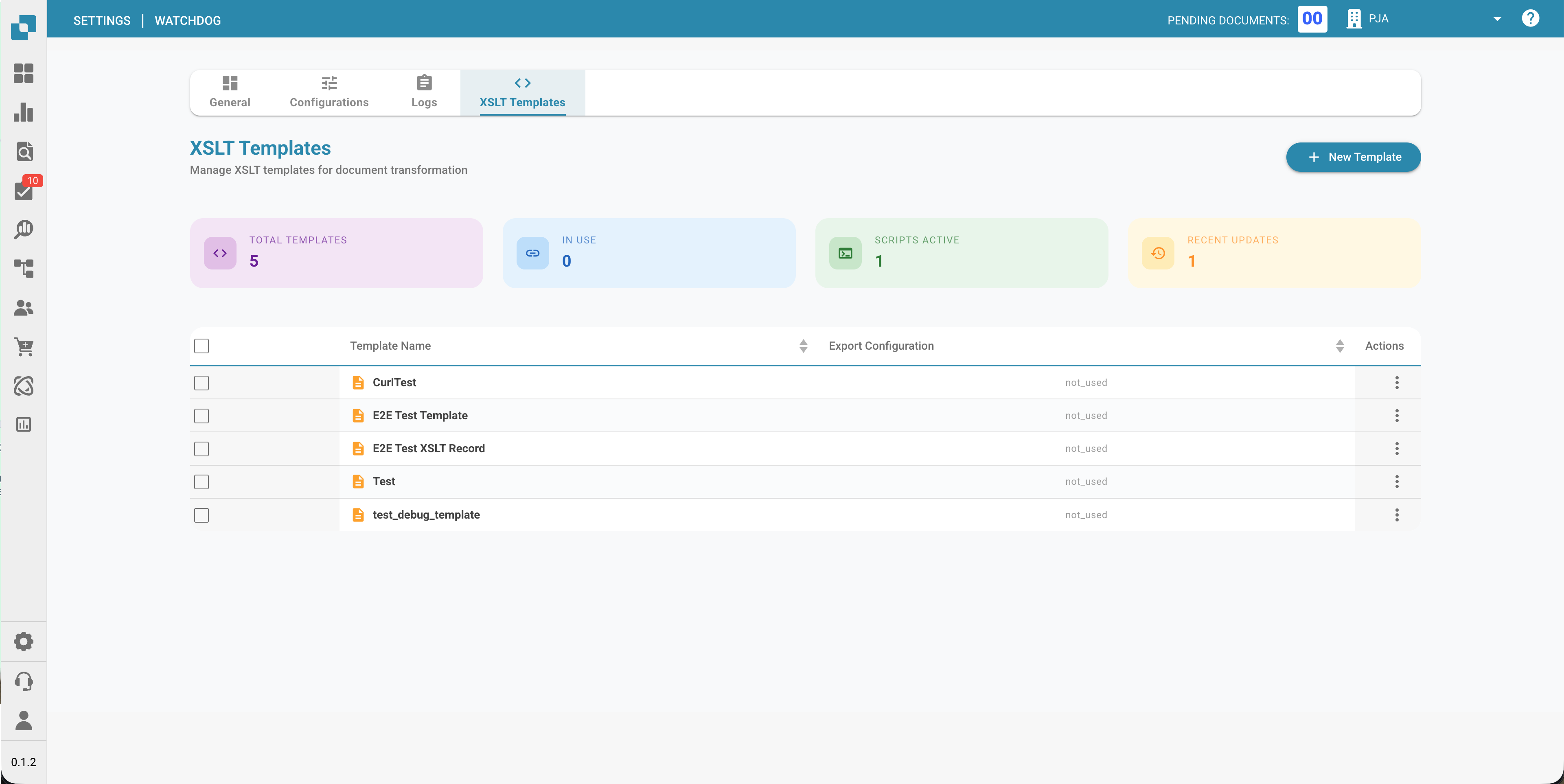 Mappage BOD de WatchDog