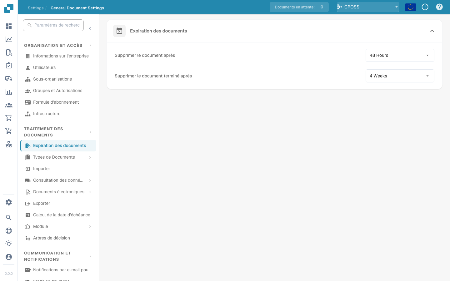 Docbits Documents Expiry Settings