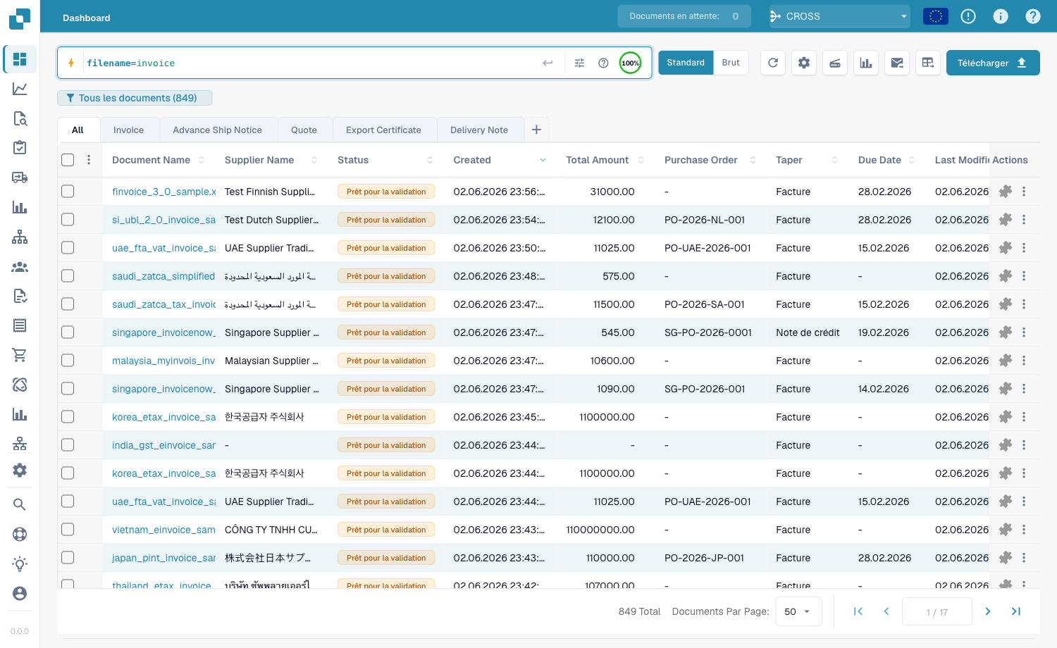 filename=invoice ne correspond qu'aux noms commençant par invoice