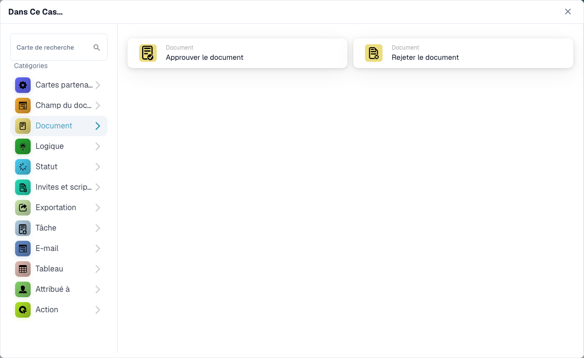 Workflow Builder card category